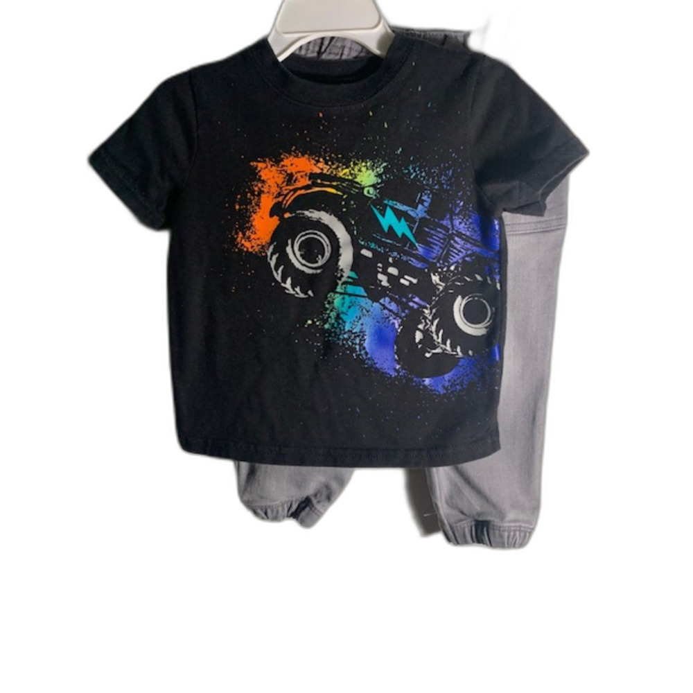 BUNDLE Garanimals Mix and Match Outfit Kid Pack, 6-Piece 3 Outfits Sets 18M